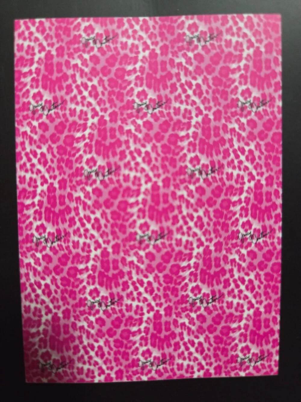Juicy Couture Pink Leopard Print Throw Blanket